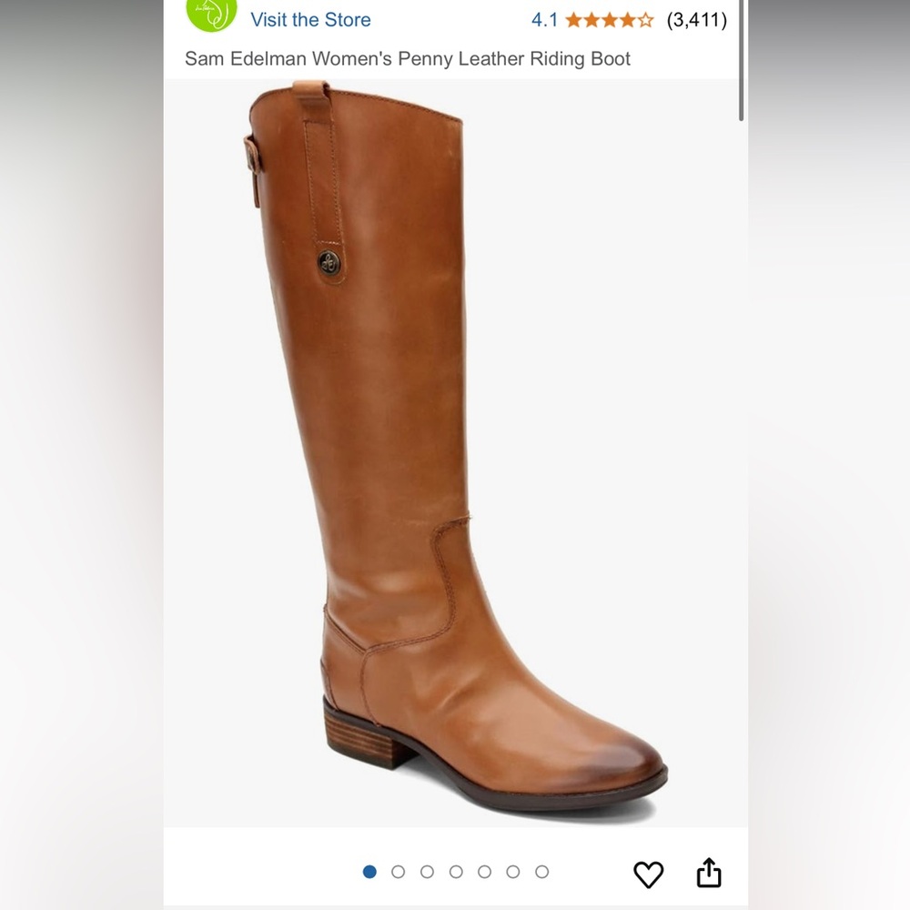 Sam Edelman Women's Penny Leather Riding Boots women’s size 9